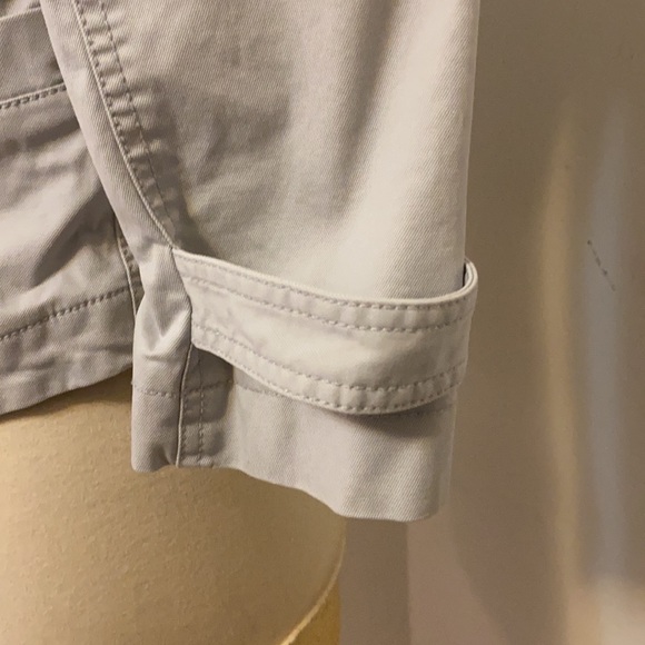 Juicy Couture Light Gray Utility Jacket, Small - Picture 5 of 13